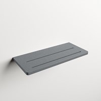 EASY Mensola doccia 31cm solid surface colore Plata.-2