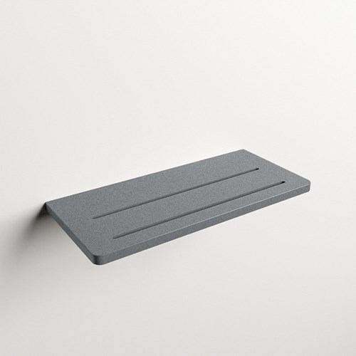 EASY Étagère de douche 31cm solid surface couleur Plata.-2
