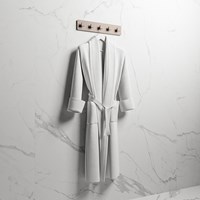EASY Towel holder 45cm solid surface color Smoke.-2