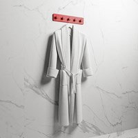 EASY Towel holder 45cm solid surface color Fire.-2