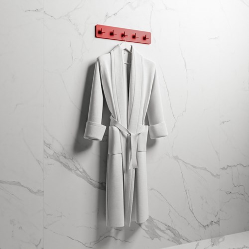 EASY Towel holder 45cm solid surface color Fire.-2