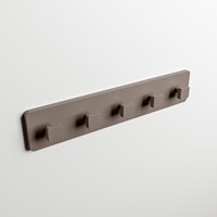 EASY Towel holder 45cm solid surface color Smoke.-3
