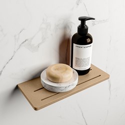 EASY Mensola doccia 31cm solid surface colore Oro.