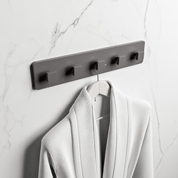 EASY Towel holder 45cm solid surface color Dark Grey.