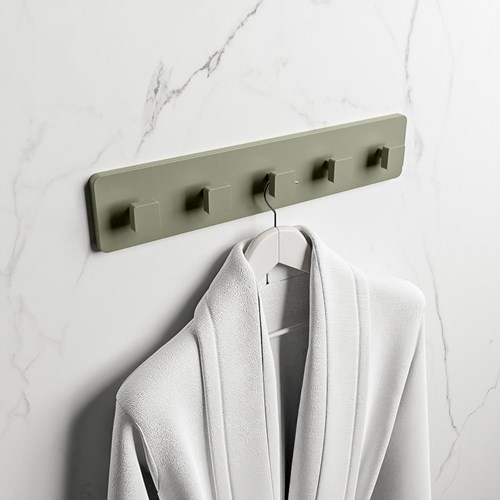 EASY Handdoekhaakjes 45cm solid surface kleur Army