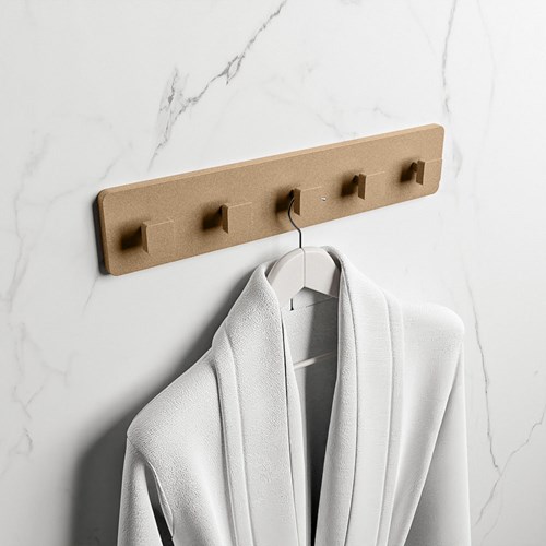 EASY Handdoekhaakjes 45cm solid surface kleur Oro