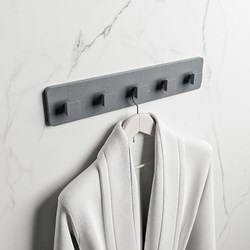 EASY Towel holder 45cm solid surface color Plata.