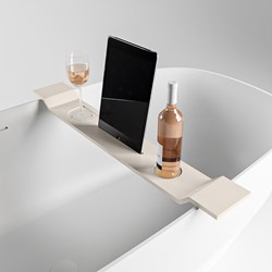 EASY Bath shelf 86cm solid surface color Linnen.