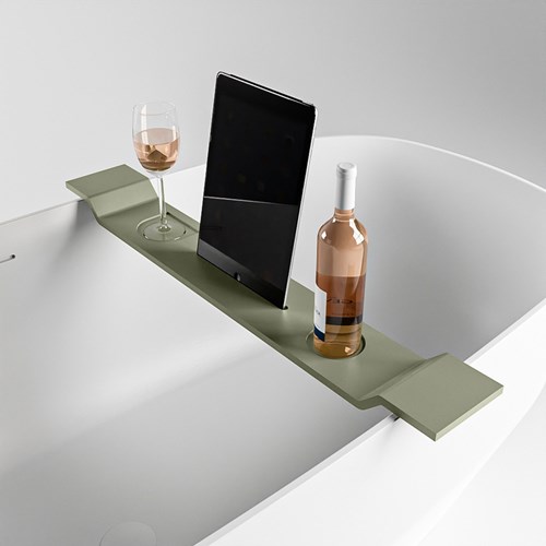 EASY Badplank 86cm solid surface kleur Army