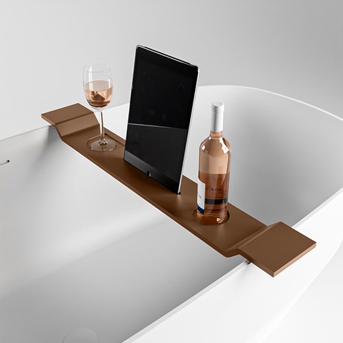 EASY Badplank 86cm solid surface kleur Rust