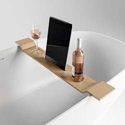EASY Bath shelf 86cm solid surface color Oro.