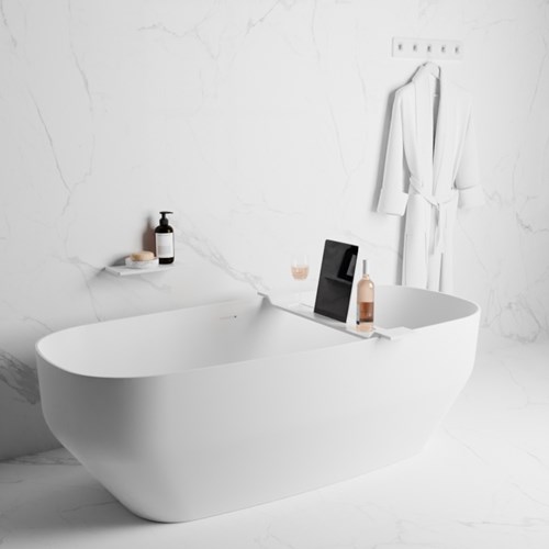 EASY Jabonera 31cm solid surface color Talc.-3