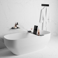 EASY Mensola doccia 31cm solid surface colore Urban.-3