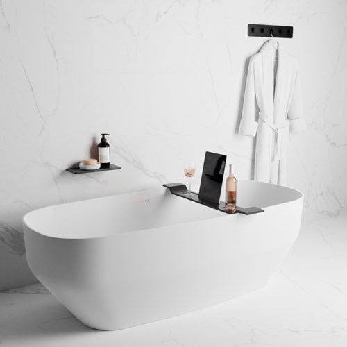 EASY Mensola doccia 31cm solid surface colore Urban.-3