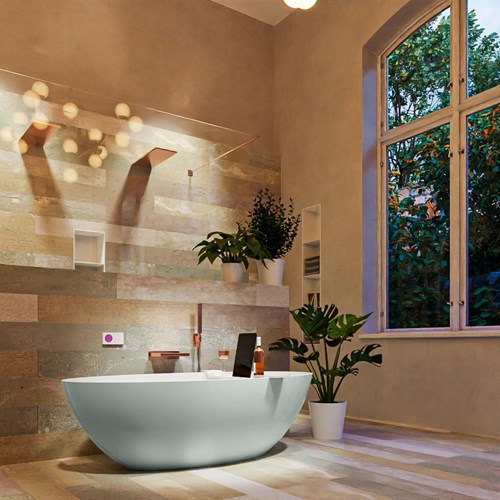 FLOAT freestanding bath 170x80cm color Greey / Talc.