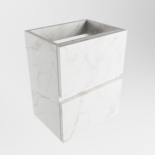 ADA toiletmeubel met 2 lade kleur Carrara 40cm breed