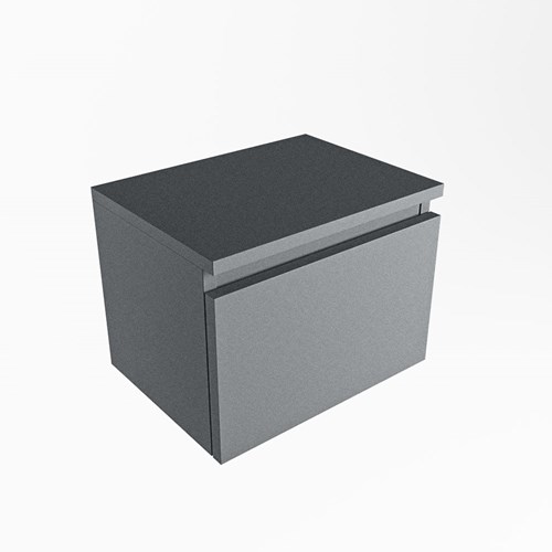 ANDOR toiletmeubel met 1 lade kleur Plata 40cm breed.