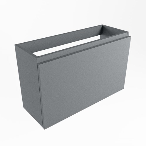 OLAN toiletmeubel met 1 lade kleur Plata 80cm breed.