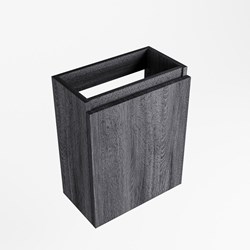 TURE meuble lave-main sans lavabo 40cm 1 porte couleur Antracite.