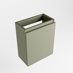 TURE meuble lave-main sans lavabo 40cm 1 porte couleur Army.