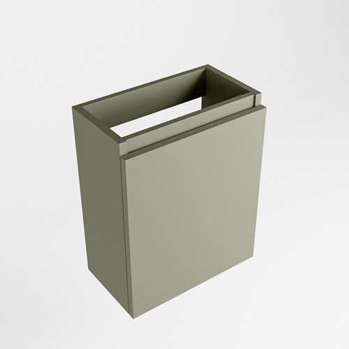 TURE meuble lave-main sans lavabo 40cm 1 porte couleur Army.