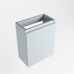TURE meuble lave-main sans lavabo 40cm 1 porte couleur Clay.
