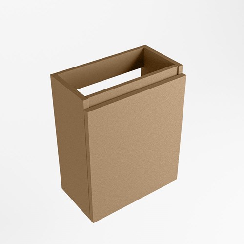 TURE meuble lave-main sans lavabo 40cm 1 porte couleur Oro.