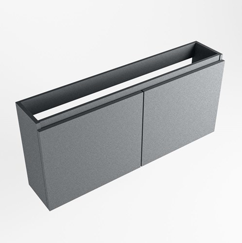 TURE toiletmeubel met 2 deuren kleur Plata 110cm breed.