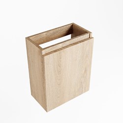 TURE meuble lave-main sans lavabo 40cm 1 porte couleur Washed Oak.