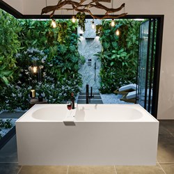 FREEZE freestanding bath 180x85cm color Linen / Talc.