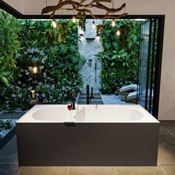 FREEZE freestanding bath 180x85cm color Dark Grey / Talc.