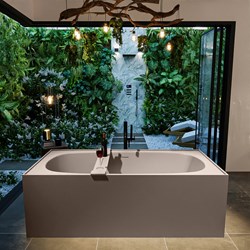 FREEZE freestanding bath 180x85cm color Smoke / Smoke.