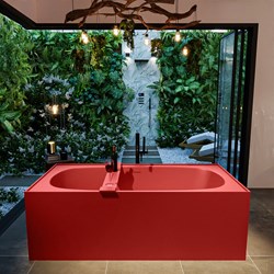 FREEZE freestanding bath 180x85cm color Fire / Fire.