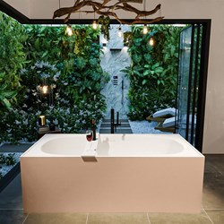 FREEZE freestanding bath 180x85cm color Rosee / Talc.