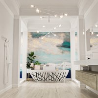 HOLM DESIGN freestanding bath 180x85cm color Urban / Talc.