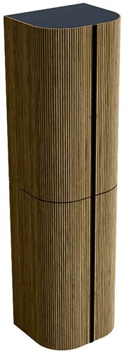 KURVE 160cm armoire colonne couleur Dusk avec 4 portes.