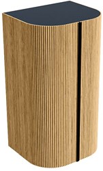 KURVE 80cm kolomkast kleur Oak met 2 deuren.