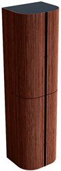 KURVE 160cm bathroom column color Ruby with 4 doors.
