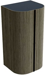 KURVE 80cm kolomkast kleur Shadow met 2 deuren.
