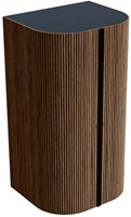 KURVE 80cm armarios de columna color Walnut con 2 puertas.