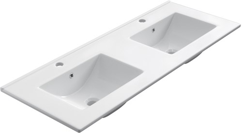 DENIA Lavabo Cerámica 121cm. Posición del fregadero Doble.