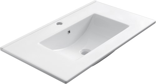 DENIA Inset / Built-in Basin Ceramics 81cm. Position basin Center.