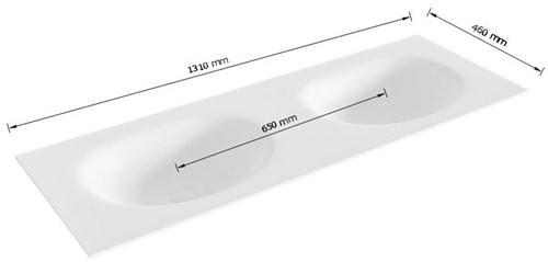 MOON 131 dubbel technische tekening
