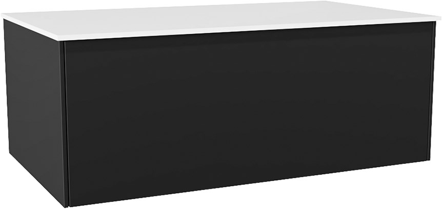 FOGE module bathroom base cabinet 80cm color Urban with solid surface ...