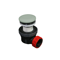 Space-saving click waste 6.7cm high solid surface color Greey.