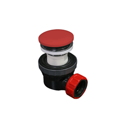 Space-saving click waste 6.7cm high solid surface color Fire.