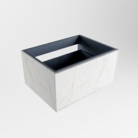 ERIN badmeubel onderkast 60cm met 1 lade in de kleur Carrara.