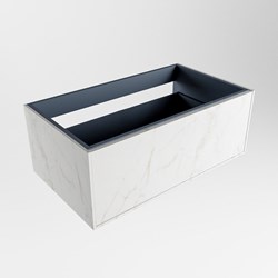 ERIN badmeubel onderkast 80cm met 1 lade in de kleur Carrara.