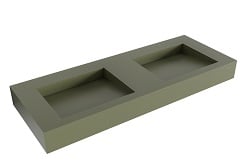 MONDIAZ AVON DUBBEL VRIJHANGENDE SOLID SURFACE WASTAFEL