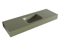 MONDIAZ GRUNNE VRIJHANGENDE SOLID SURFACE WASTAFEL